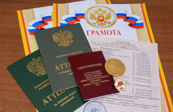 Документ выпускника школы