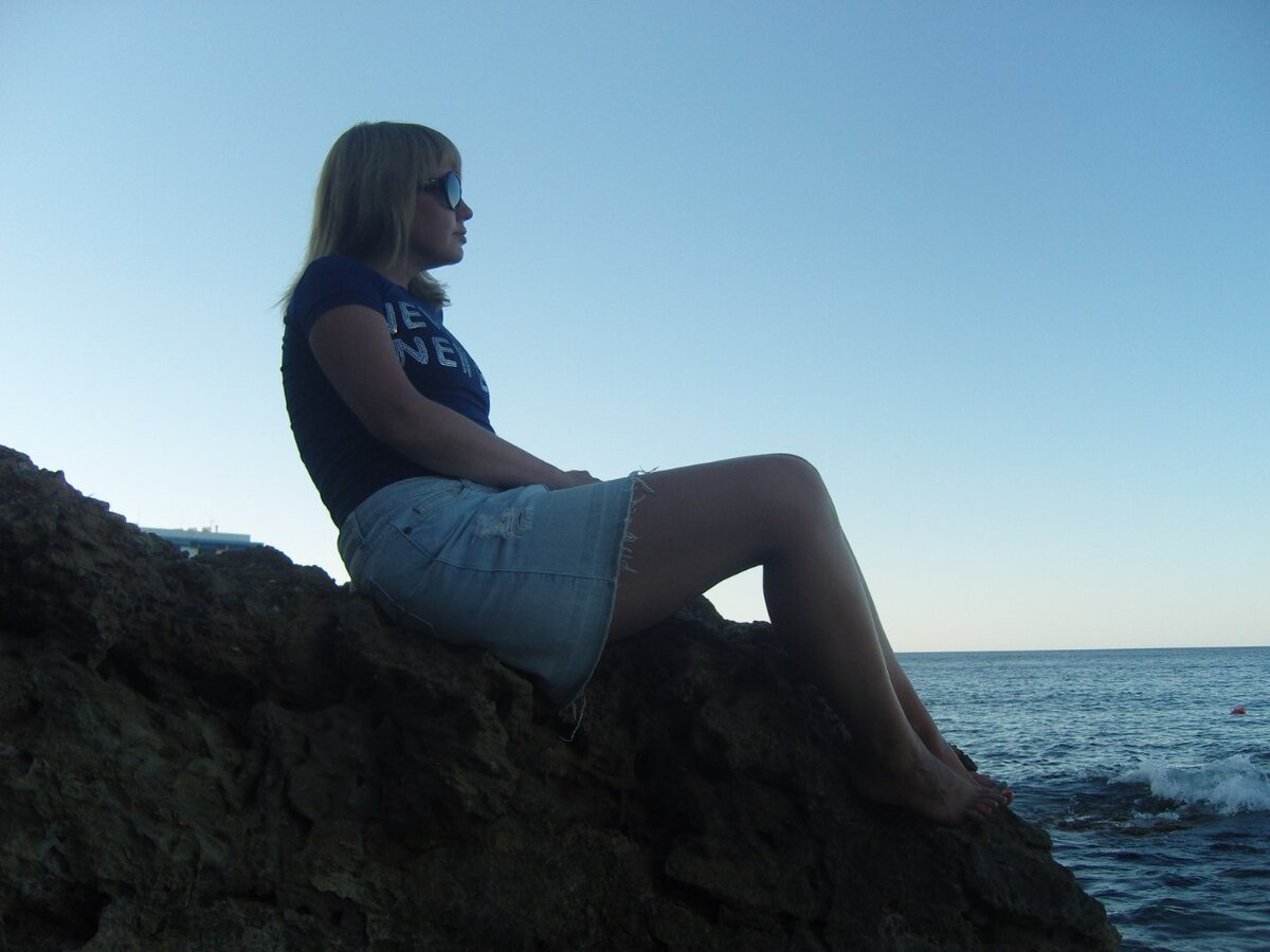 Памятное фото с того отпуска на Крите, когда познакомилась с будущим мужем. Меньше, чем через год, я переехала