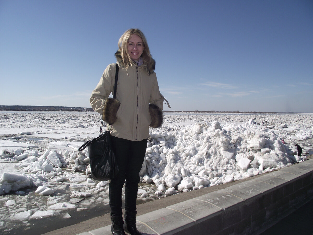 Ice drifting, 2013, Tomsk
