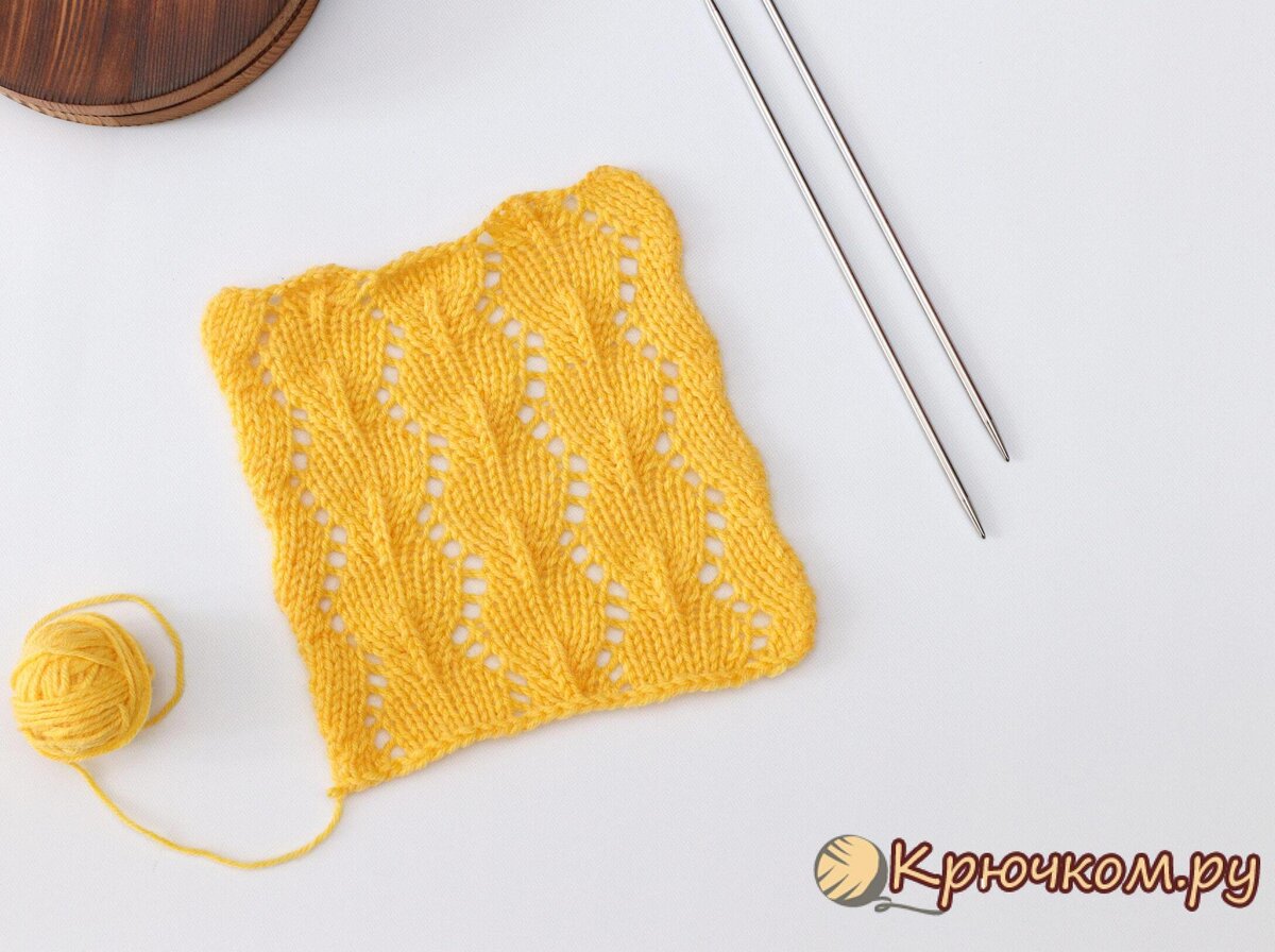 узор спицами от крючком.ру