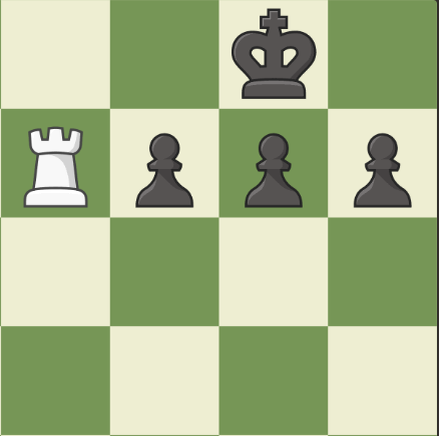 Мат по последней горизонтали