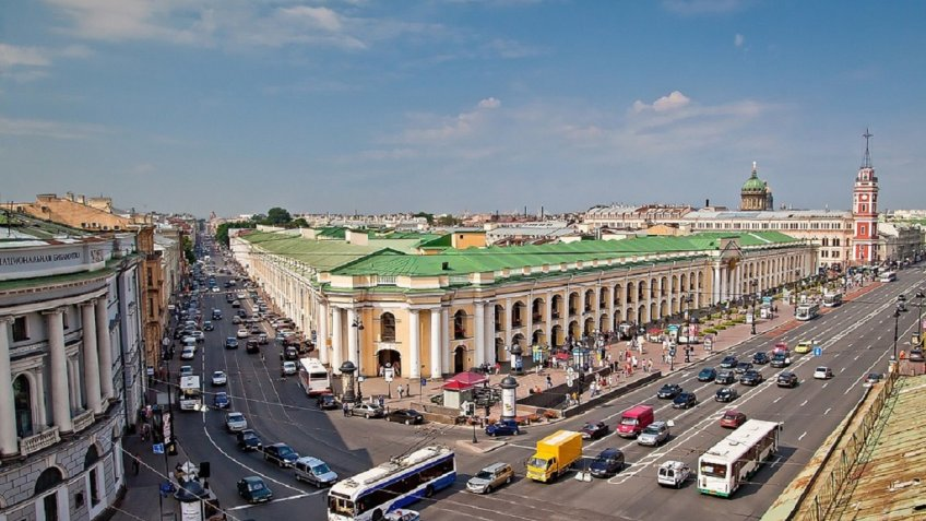 Петербургский гостиный двор стиль