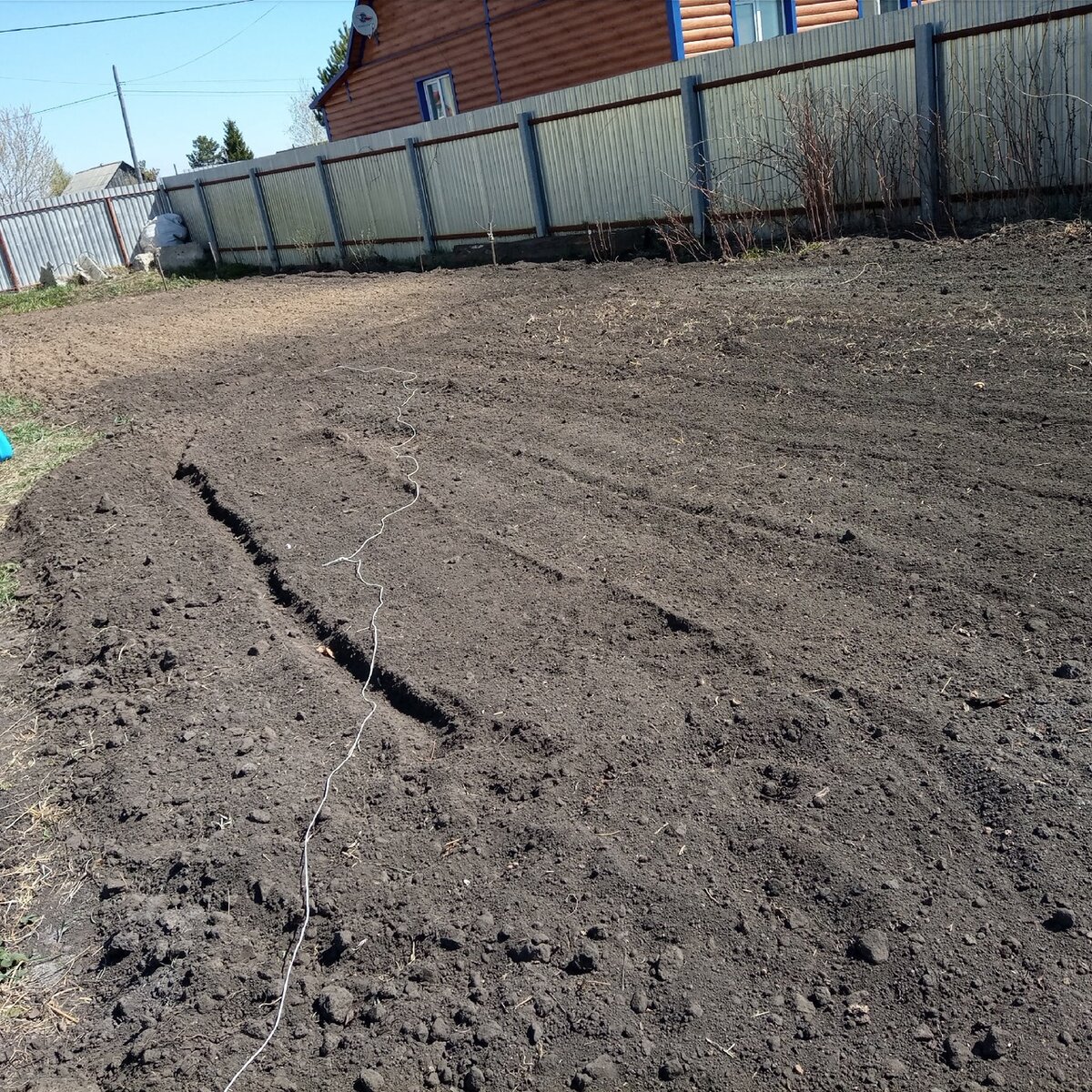 Уже вспахали