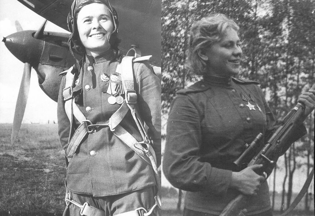 Женщины на фото вов 1941 1945