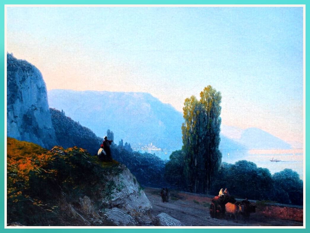 Айвазовский И.К "По дороге в Ялту". 1860-е