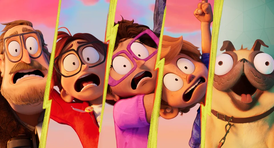 Это — Митчеллы (и их пёс!)