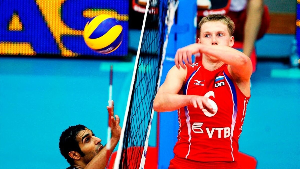 Сергей Гранкин - связующий сборной России по волейболу. 