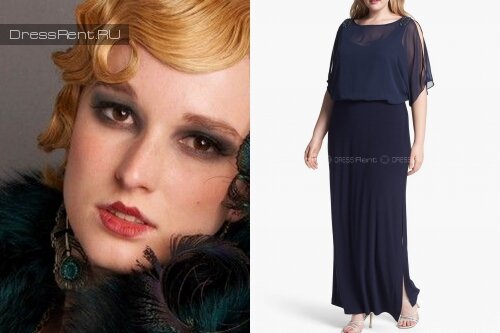 Платья в стиле Гэтсби для полных дам