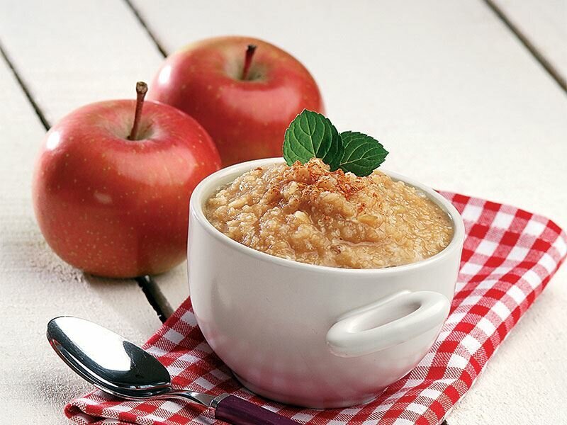 Детское яблочное пюре - простой и вкусный рецепт с пошаговыми фото