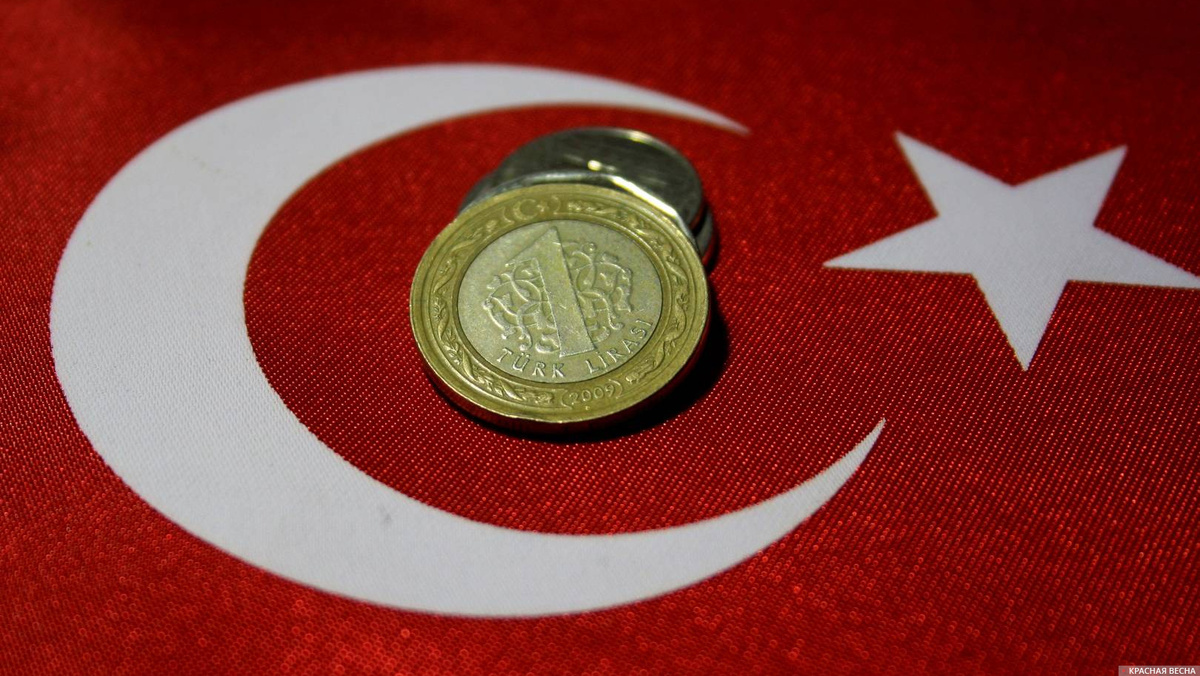 Турецкая лира за день потеряла 1%
