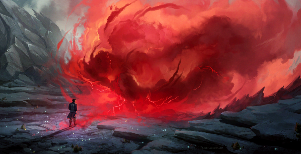 Мир Брендона Сандерсона - Рошар (арт alaeries, www.deviantart.com).