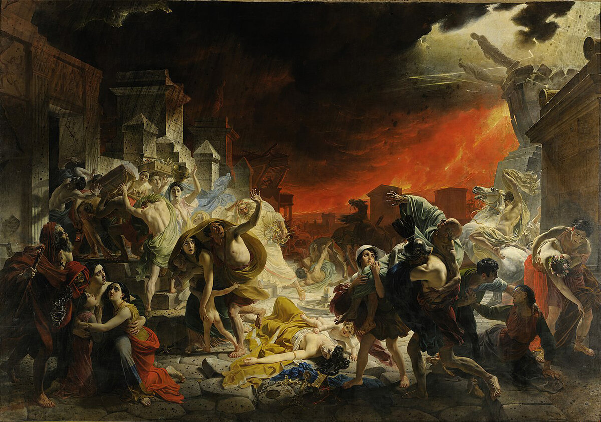 Последний день Помпеи, 1833. Русский музей