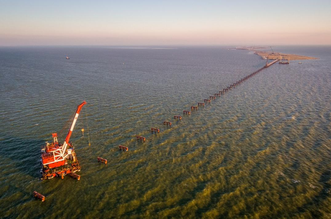 Начало строительства, февраль 2016 г. Источник: www.yugopolis.ru