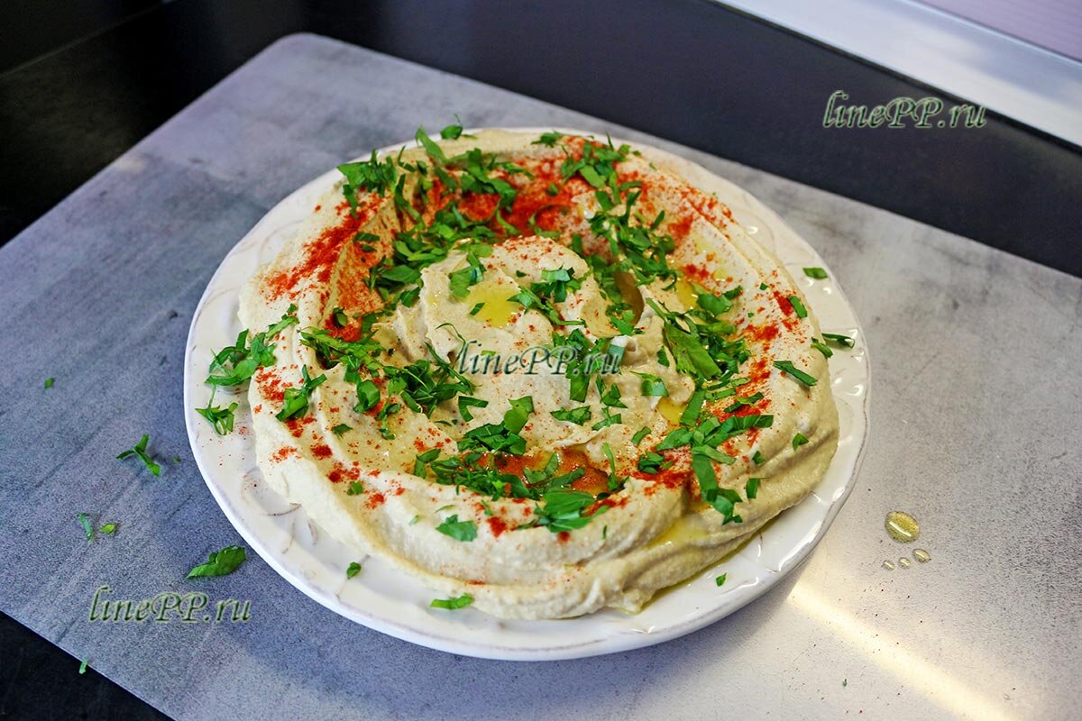 Хумус домашнего приготовления