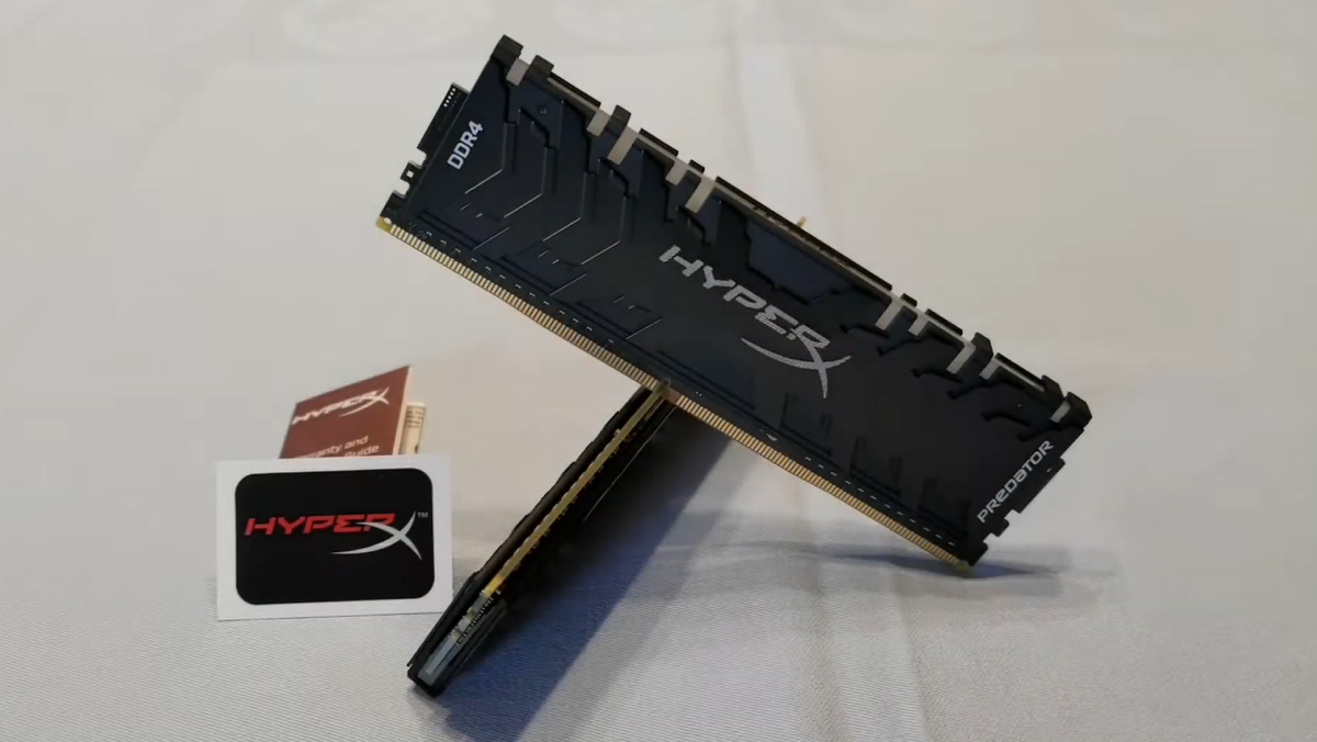 Kingston HyperX Predator RGB распаковка