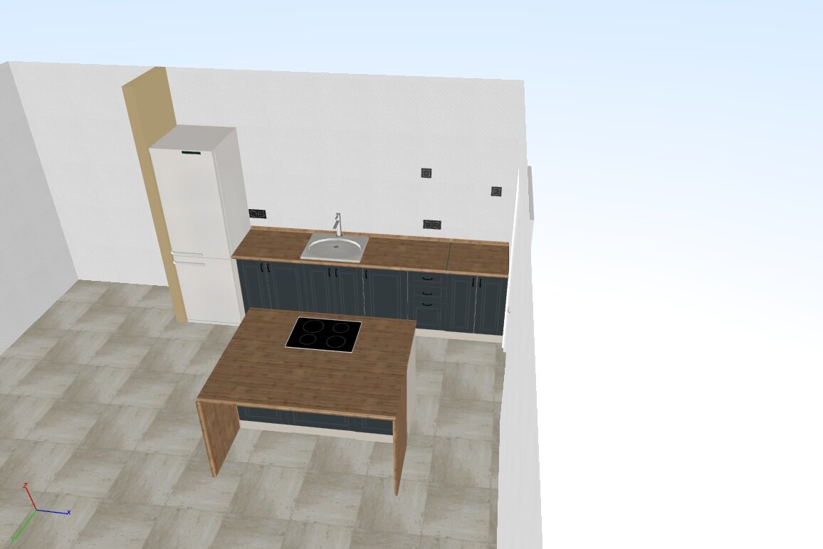 "сырой " проект в цвете