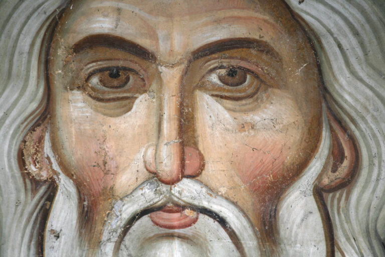 Фреска. Христос Ветхий Деньми