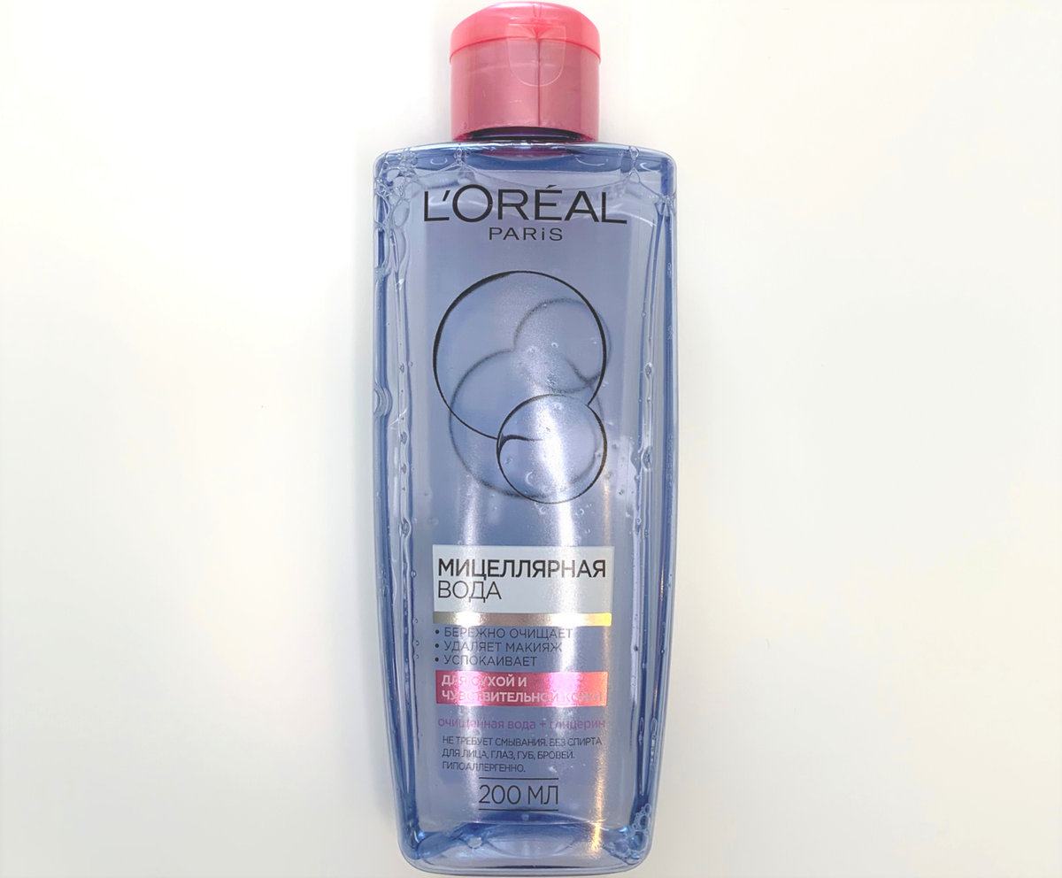 Мицеллярная вода для сухой и чувствительной кожи от L'Oreal Paris