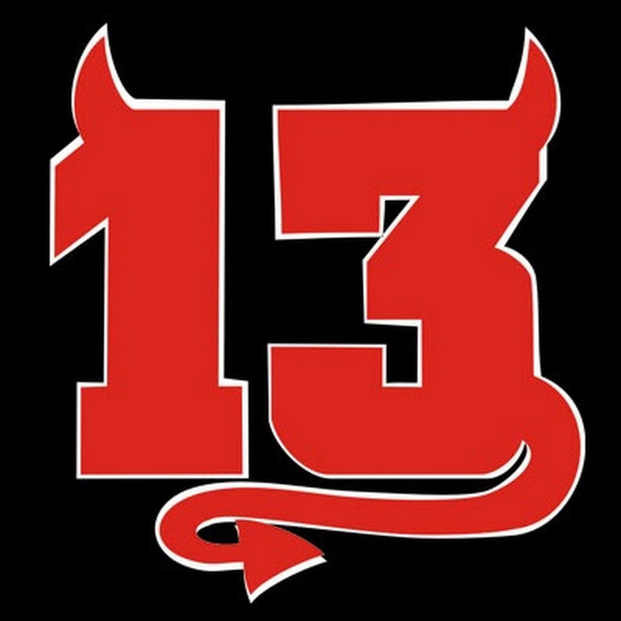 Цифра 13. Красивая цифра 13. Красивое число 13. Логотип с цифрой 13.