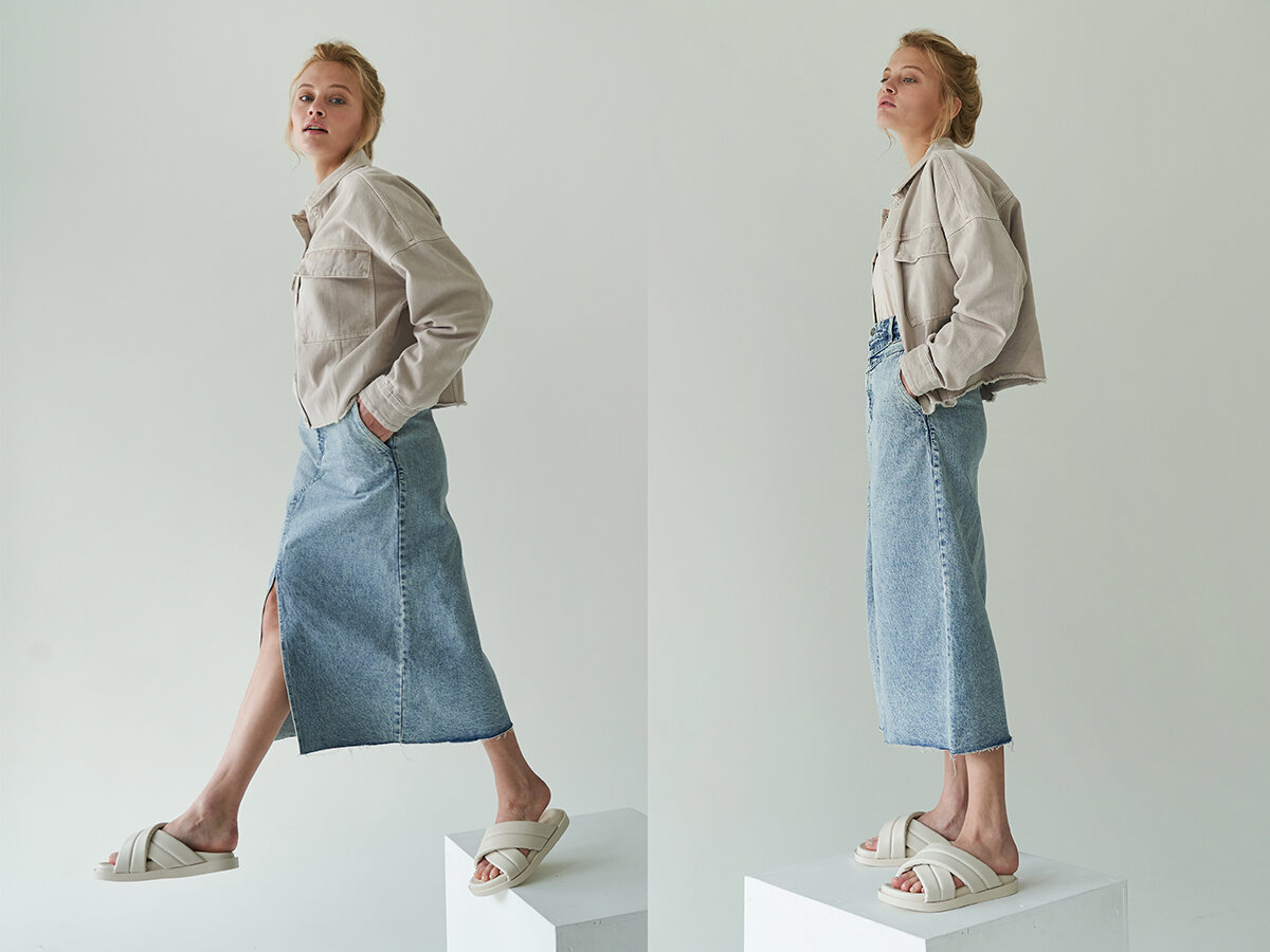 Джинсовая юбка Sela, арт. 12225031