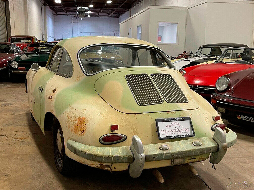 Porsche 356B 1962 года выпуска был найден в гараже