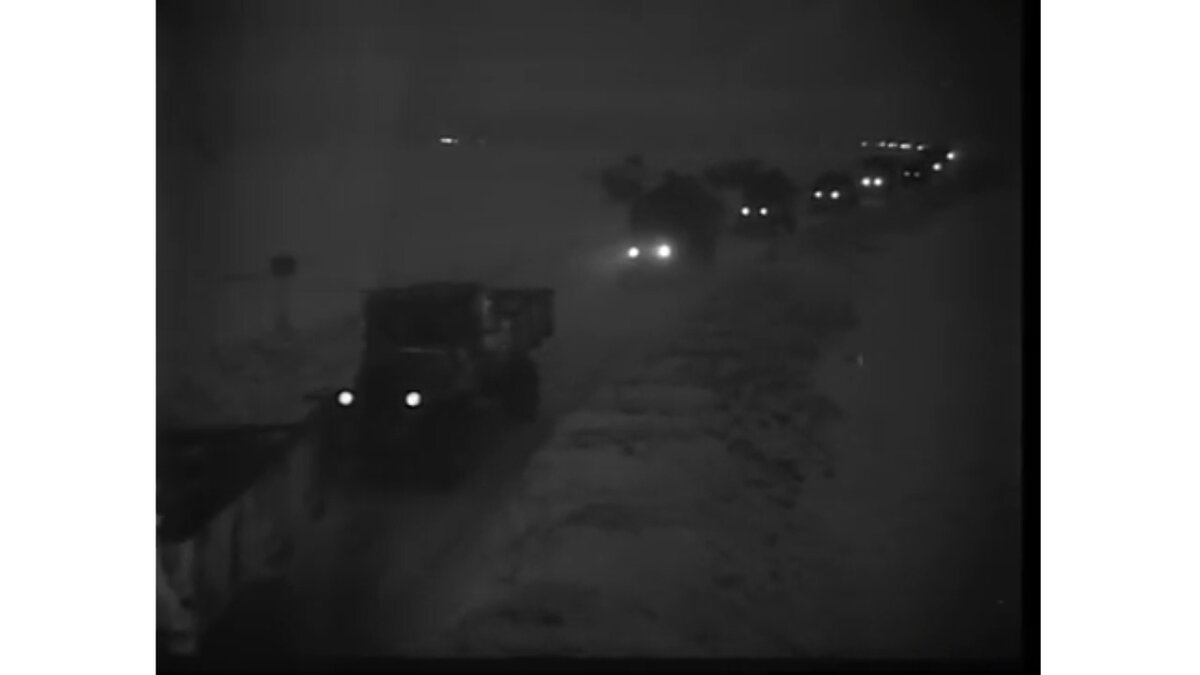 Дорога жизни в фильме "Балтийское небо"