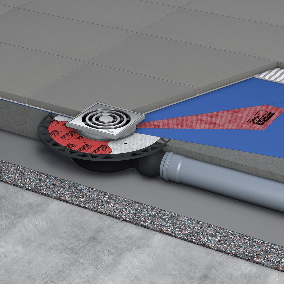 Устройство душевого трапа