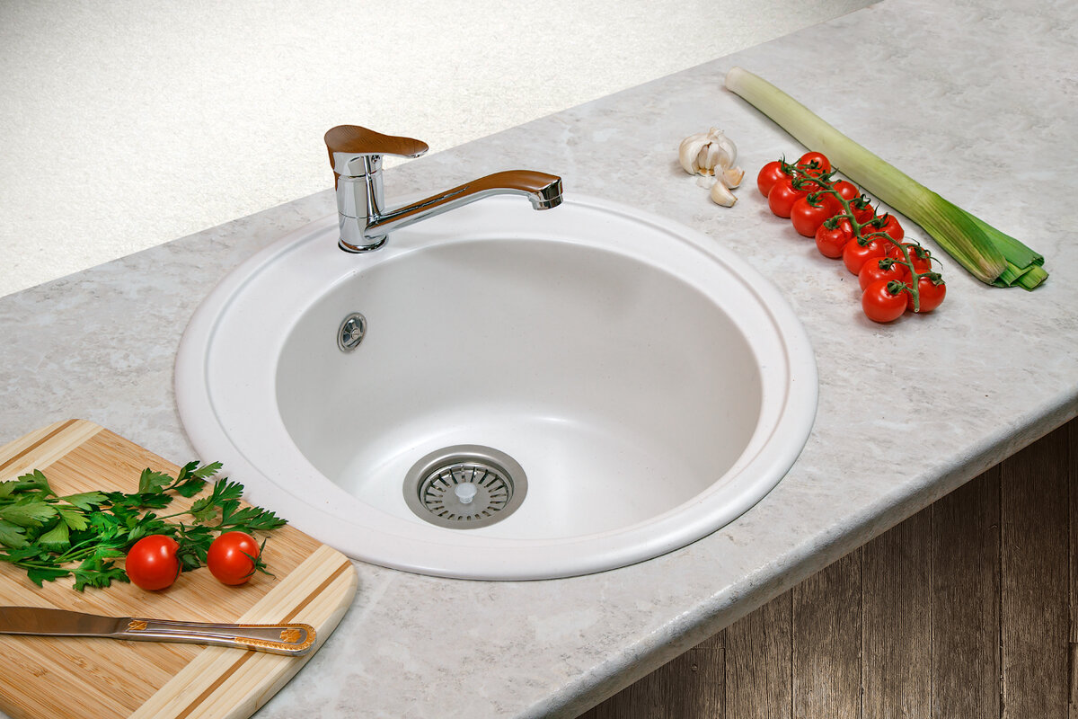 мойка из искусственного камня Alcora Виктория
