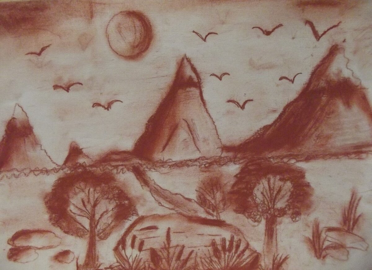 Рисунок моего сына Серафима, у него Синдром Аспергера, это такая форма аутизма