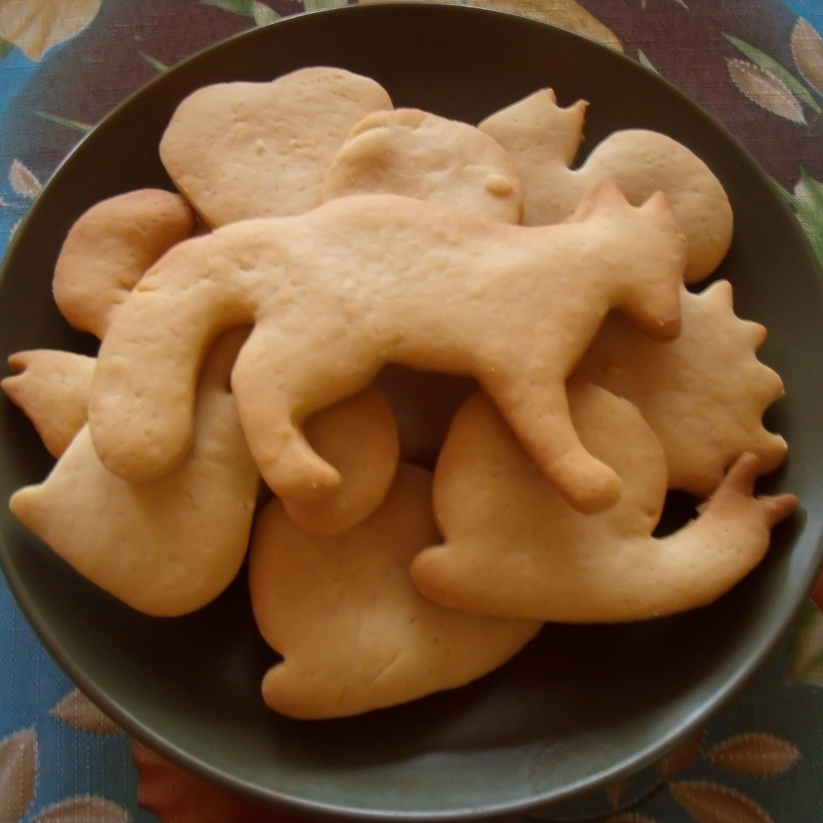 Фигурное печенье домашнее.