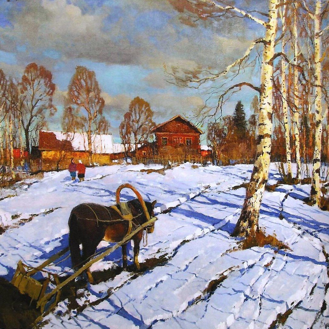 20 зимних пейзажей русских художников - Об истории - увлекательно