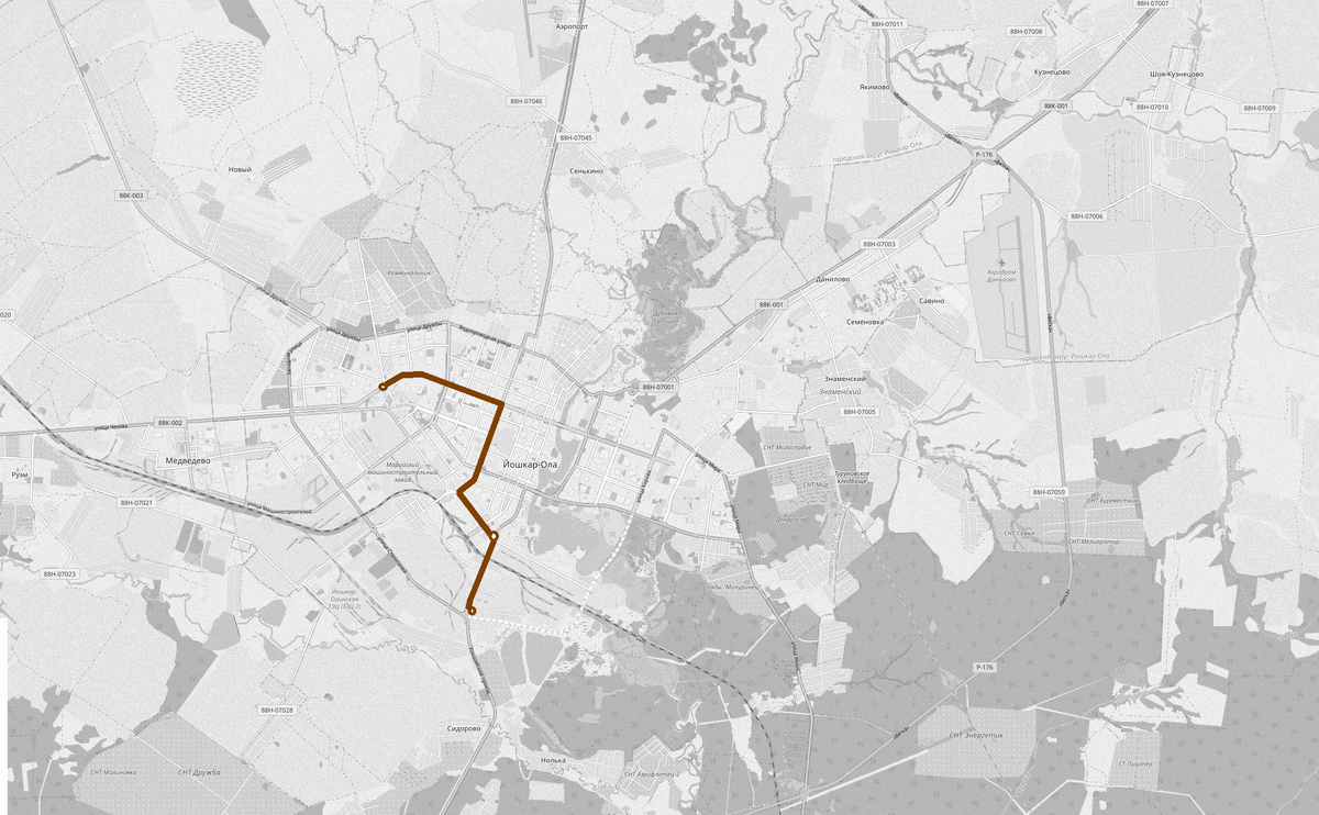 Маршрут М5 (2022-2023 гг.). Вариант ООО "Дорнадзор", автор с ним согласен