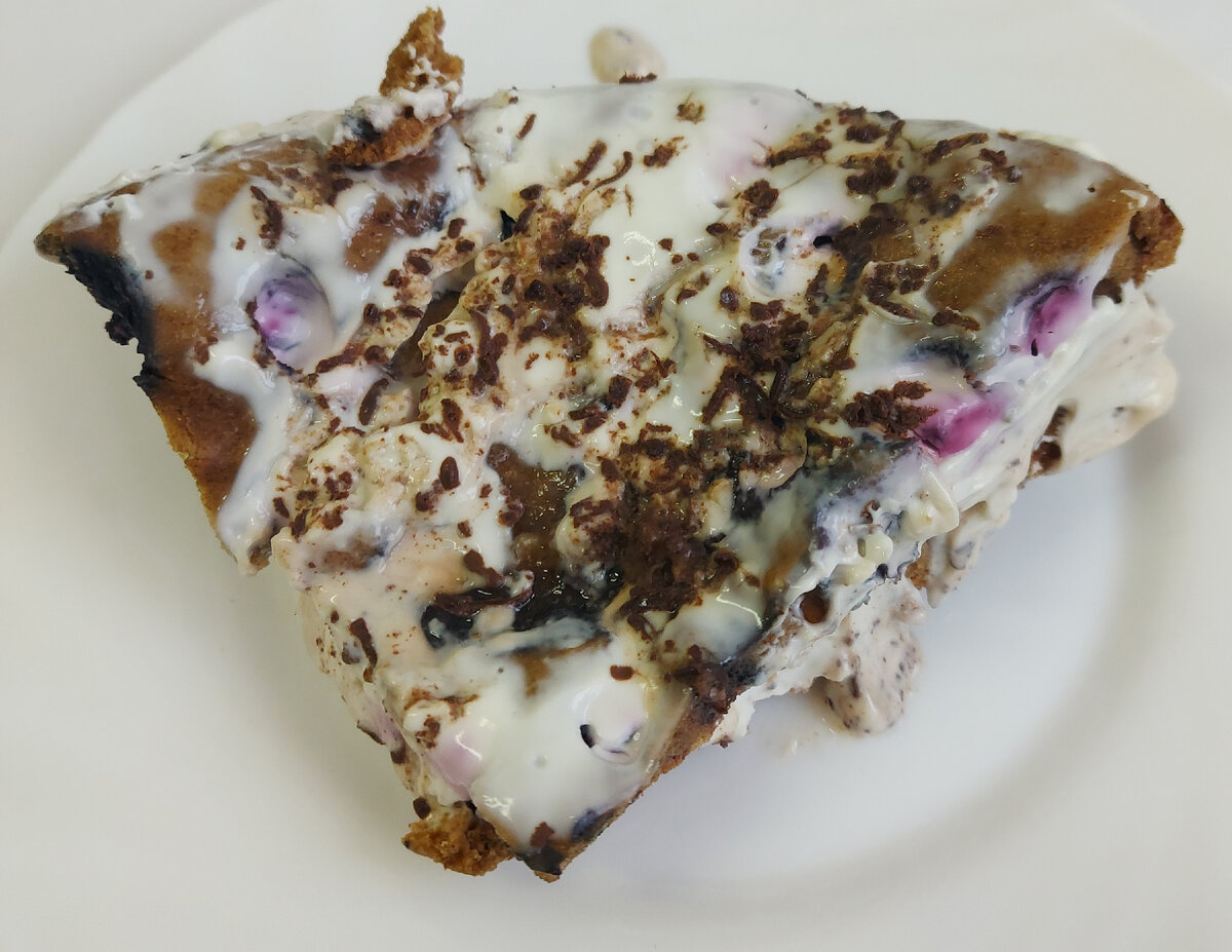 Кекс еще страшнее чем вчера. Надо найти квадратный контейнер для таких вкусностей.