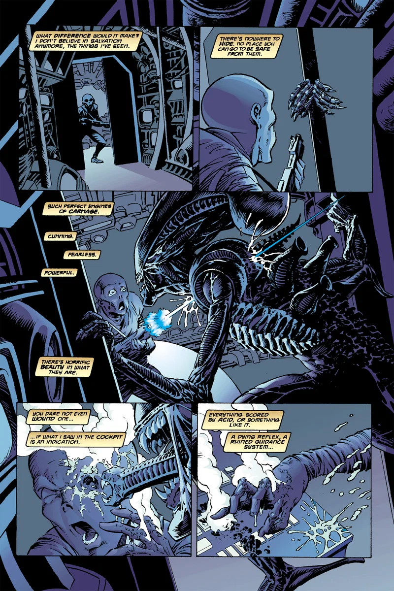 Чужие Бэтмен против податливых чужих и крокодилов, в комиксах  2 или.