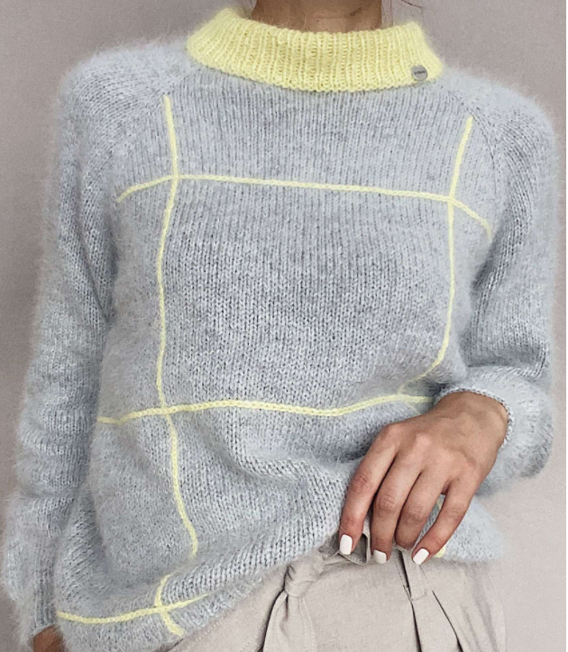 Как легко сделать вязаный на спицах свитер