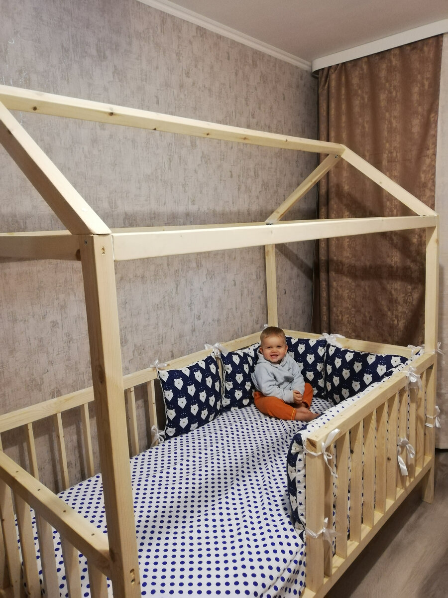 Детская кровать-трансформер с маятником и комодом СКВ-5