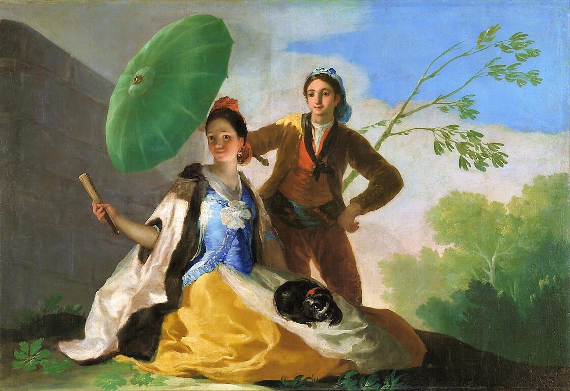 «Зонтик», 1777, холст, масло,104 × 152 см, Национальный музей Прадо, Мадрид