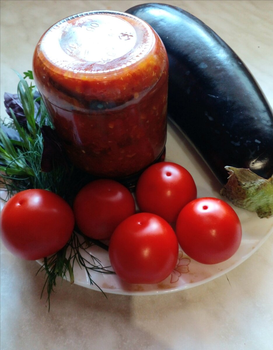    Синенькие в баночке