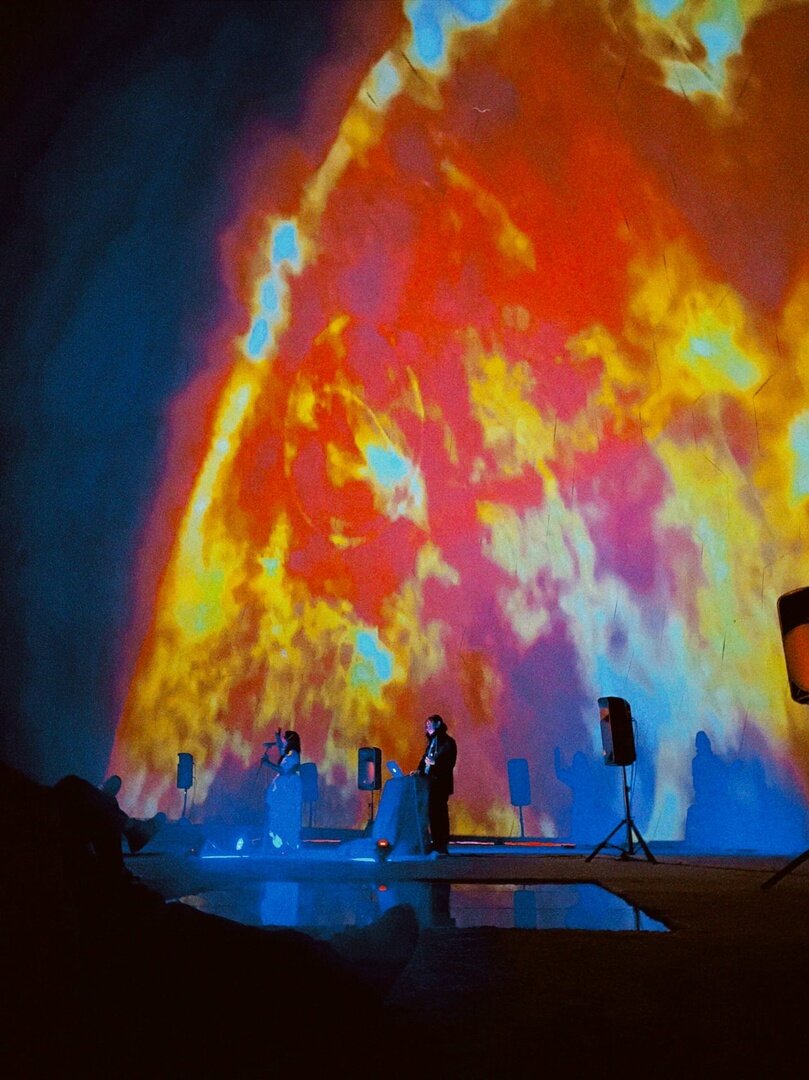 Выступление Lurmish в Планетарии 1. Фотографии взяты из личного архива группы.