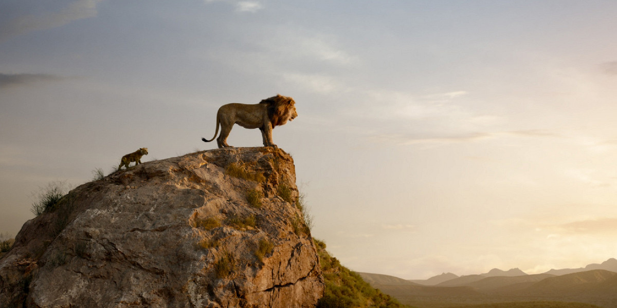 Кадр из  фильма "Король лев" (2019)
