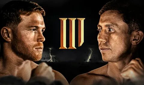 Коллаж к третьему бою Альварес vs Головкин