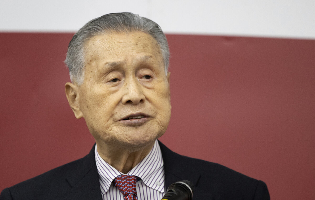    Ёсиро Мори  Takashi Aoyama/Pool Photo via AP