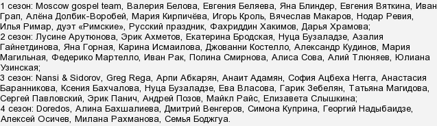 участники шоу ну ка все вместе.битва сезонов 2023 год февраль