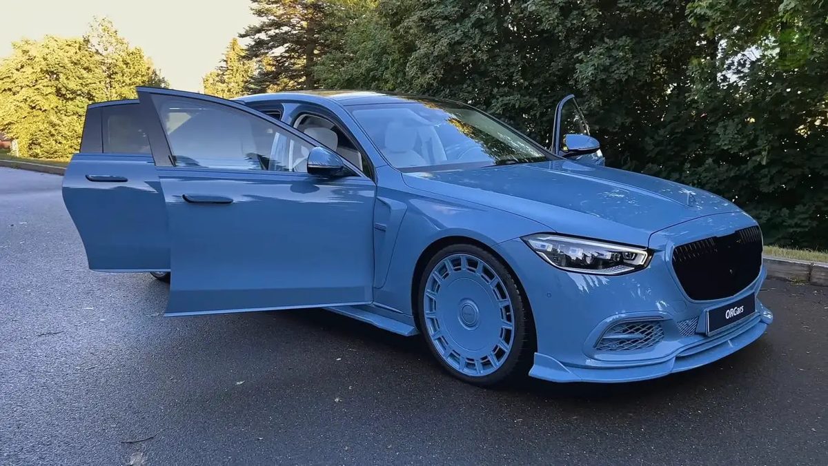 Maybach, не похожий ни на один другой: темно-синий Mercedes S 680  производства MANSORY 2024 года выпуска | REDLINE | Дзен