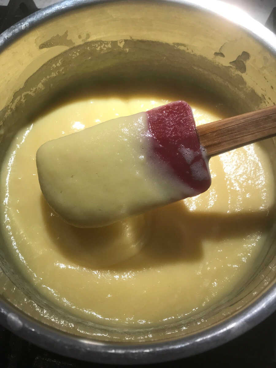 Как только закипит, станет густым