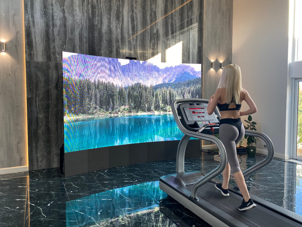 Светодиодный LED экран для помещения, выполненный компанией HD LED TECH