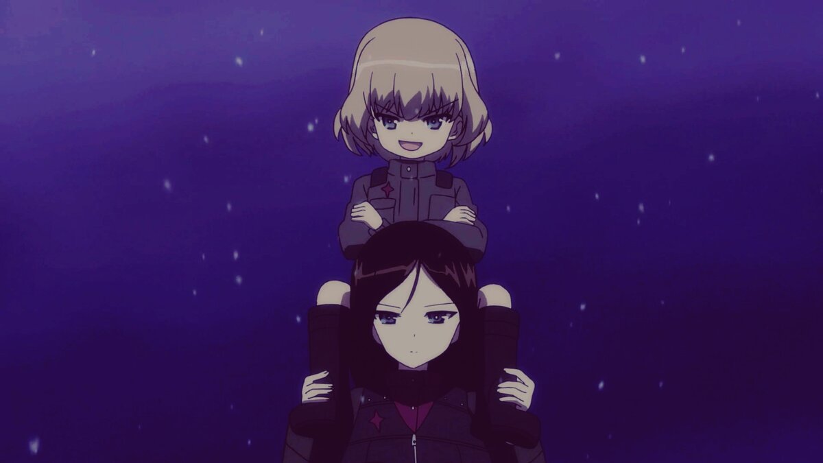 Немножко скринов из выше указанного аниме с Катюшей