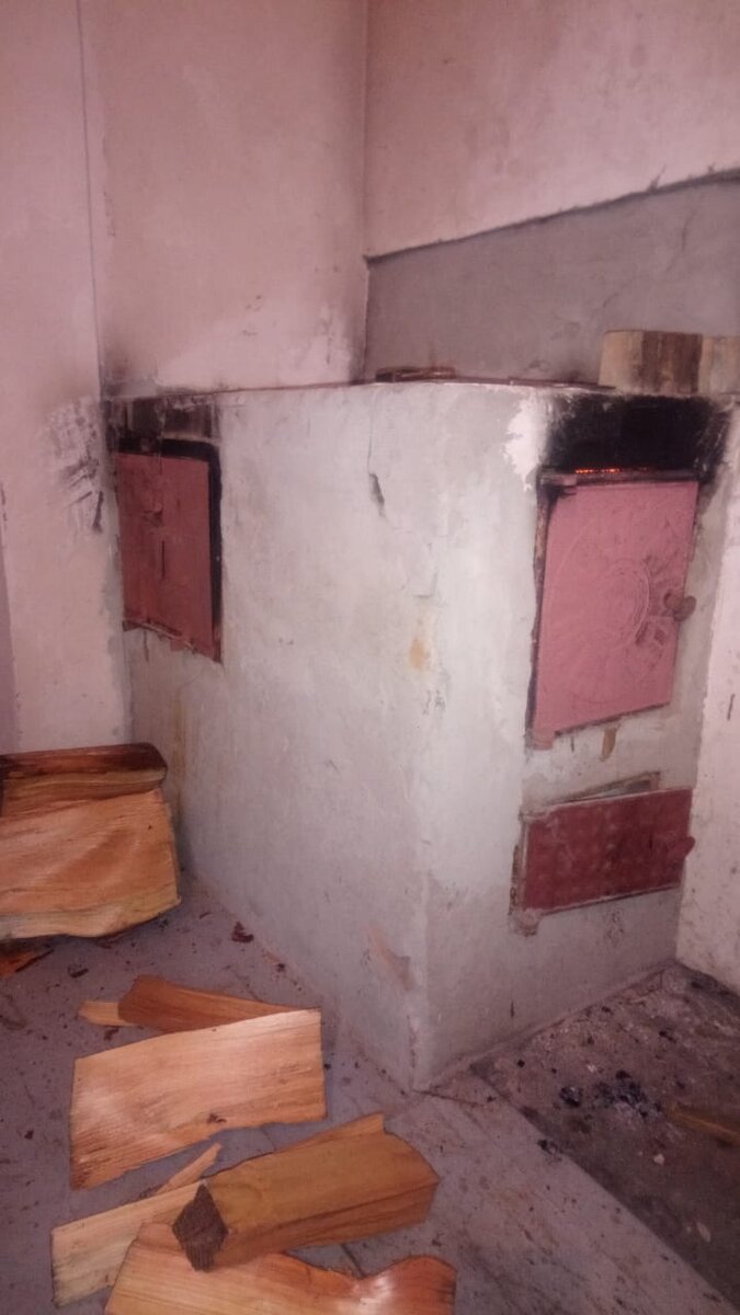 Старая печь. Домашний фотоархив.