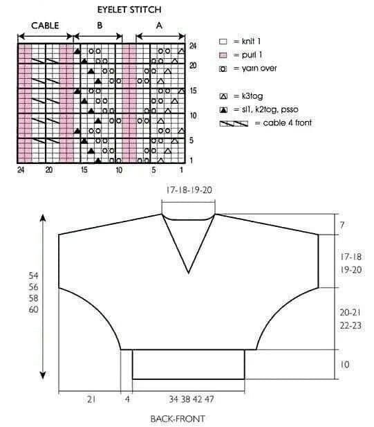 Кардиган с рукавами летучая мышь спицами схемы и описание