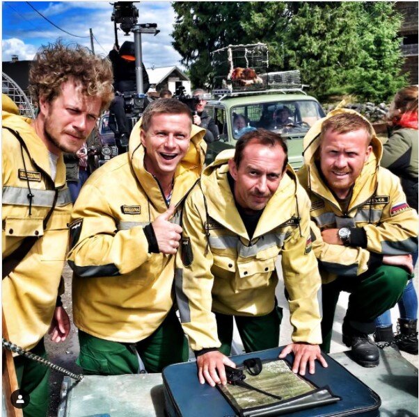 На съемках фильма «Огонь». Фотография со страницы исполнителя роли  Кости @antonbogdanov